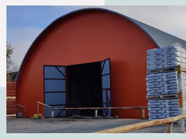 Полукруглые ангары по цене от 618 руб. в Владикавказ