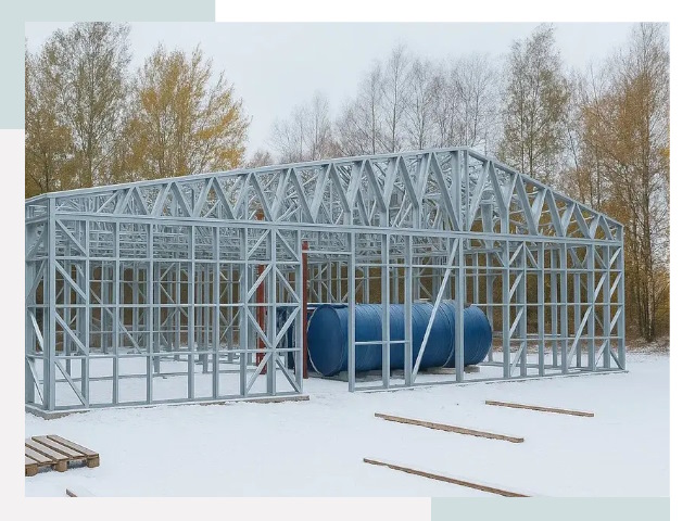 Металлические ангары в Владикавказе