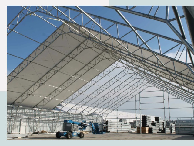 Каркасно-тентовые сооружения от СтальСтрой-Вкз по цене 618 руб.