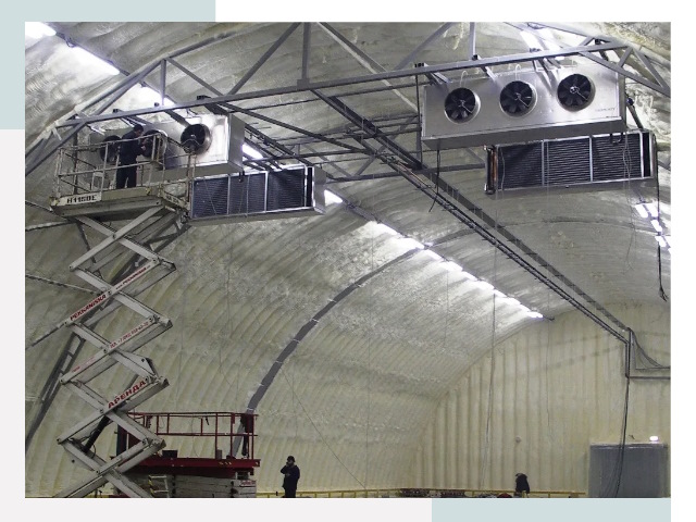 Оснащение ангаров в Владикавказе