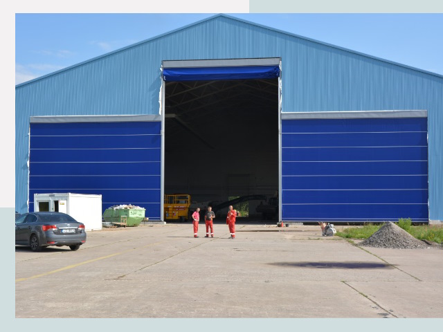 Ангарные ворота в Владикавказ от СтальСтрой-Вкз по цене 618 руб.