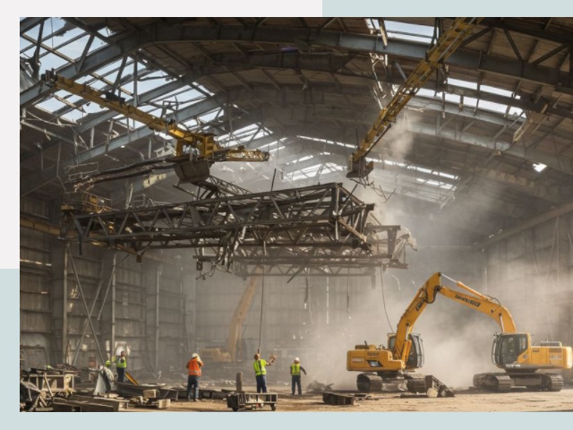 Демонтаж ангаров в Владикавказе от 618 руб. за м²