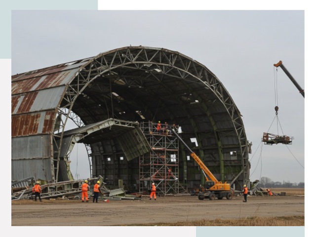 Демонтаж ангаров в Владикавказе