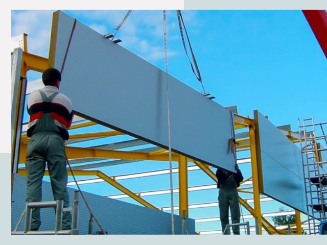 Монтаж сэндвич-панелей в Владикавказе от 618 руб.