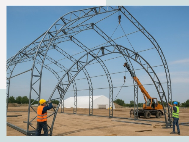 Монтаж ангаров в Владикавказе от 618 руб. - Надежно и быстро