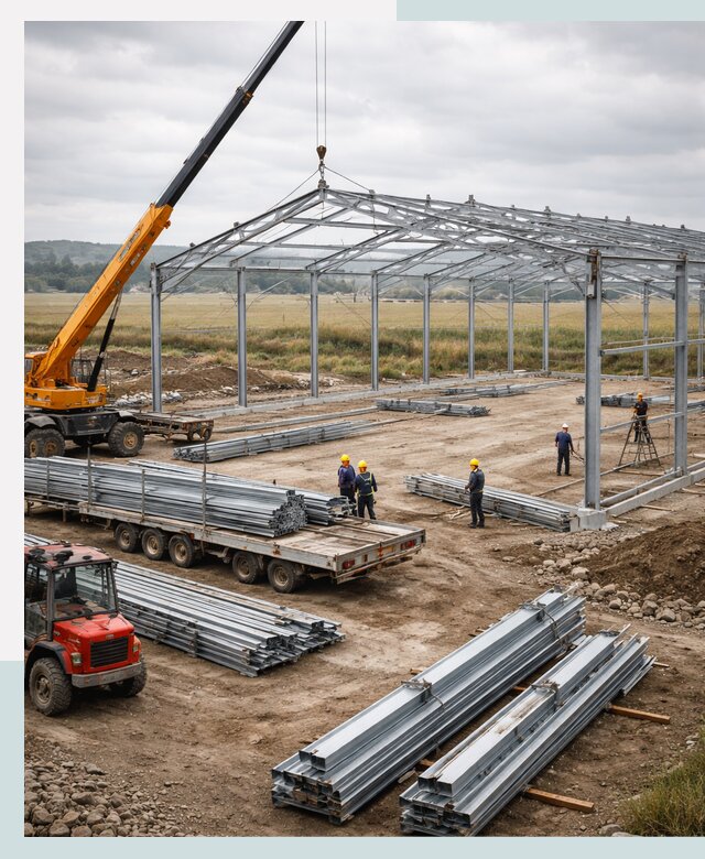 Строительство ангаров для сельхозтехники в Владикавказе под ключ