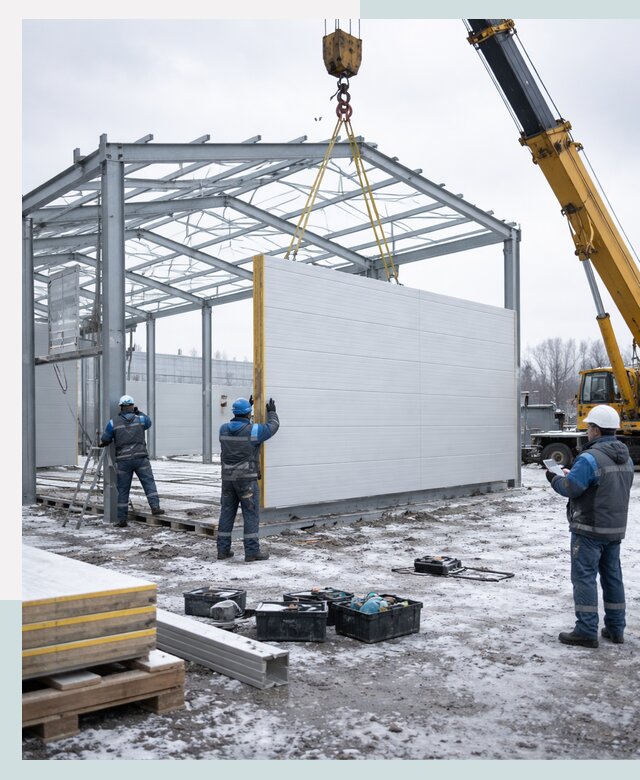 Строительство холодильных складов под ключ в Владикавказе