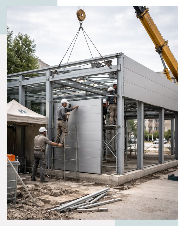 СтальСтрой-Вкз: торговый павильон под ключ в Владикавказе от 36078 р.