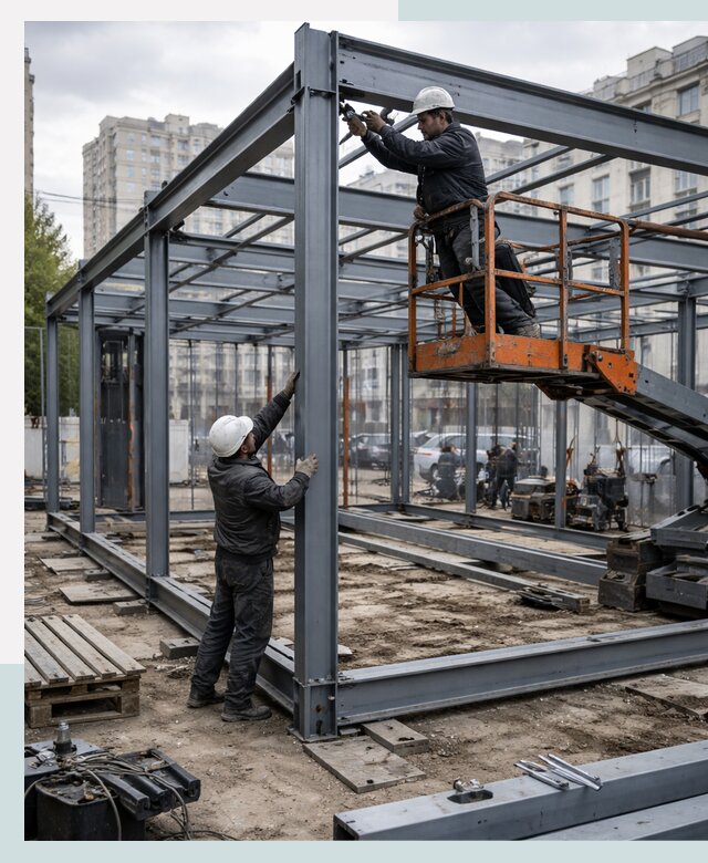 Строительство и монтаж торговых павильонов под ключ в Владикавказе