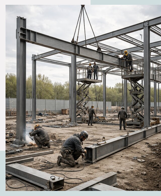 Строительство выставочных павильонов из металлоконструкций в Владикавказе