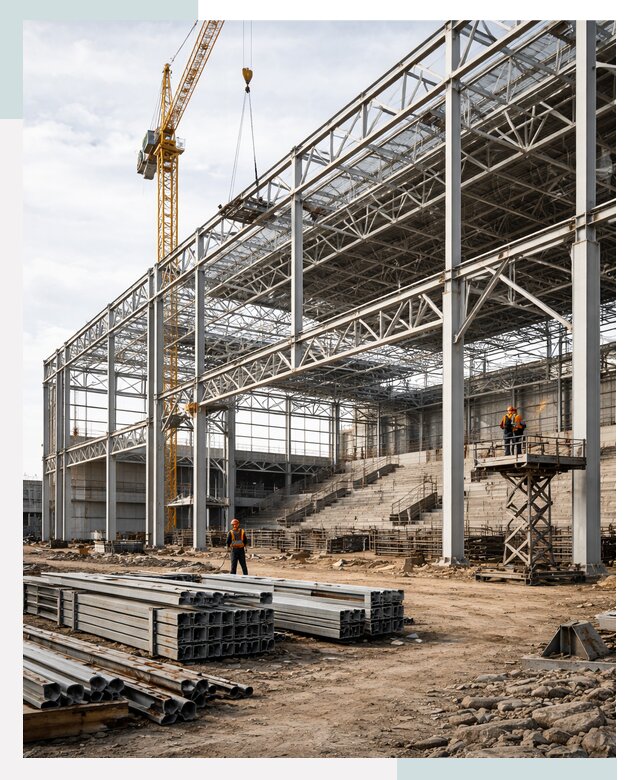 Строительство спортивных комплексов в Владикавказе от 30924 р. | СтальСтрой-Вкз