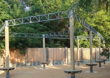 Терраса из металлоконструкций под ключ, проектирование, изготовление и монтаж от СтальСтрой-Вкз